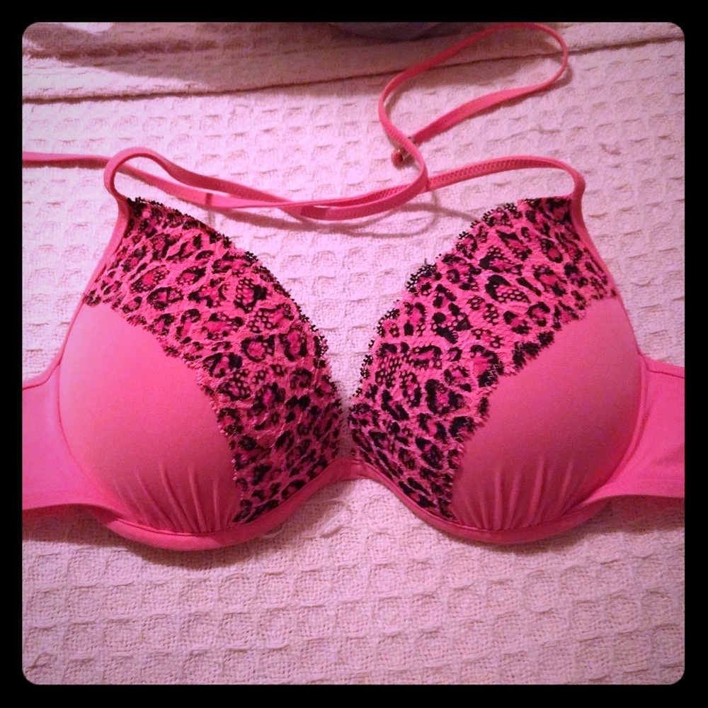 Victoria's Secret Cheetah Halter Bikini Top
